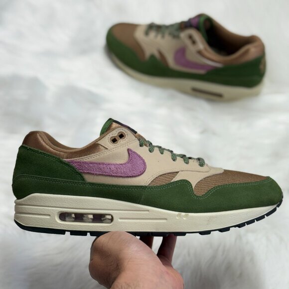 Nike Air Max 1 SH Treeline Mens Running Shoes DR9773-300 VNDS Sz 8.5 - Picture 1 of 6